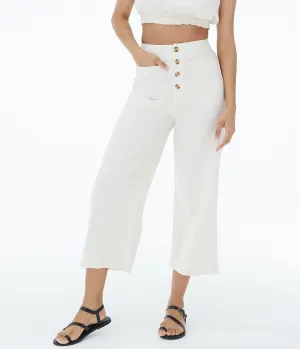 Aeropostale High-Rise Button-Front Culottes***