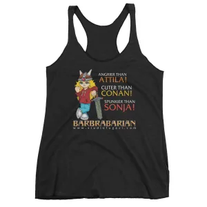 Barbrabarian Racerback Tank Top