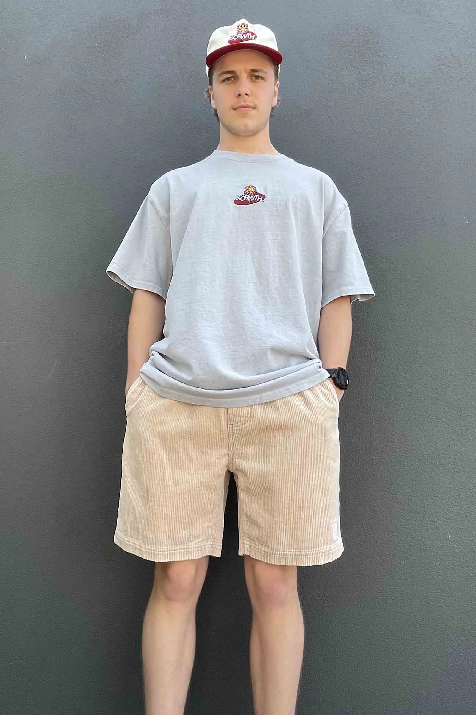 Beach Bum Corduroy Shorts Cream