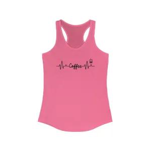 Coffee Heartbeat Tank Top: Get Your Caffeine Fix in Style