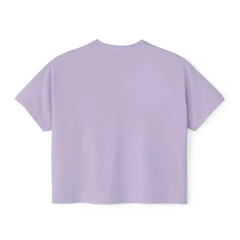 Cool Women Boxy Tee with Pink Heart