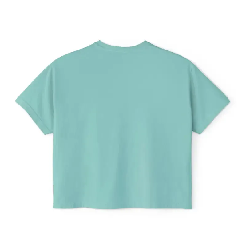 Cool Women Boxy Tee with Pink Heart