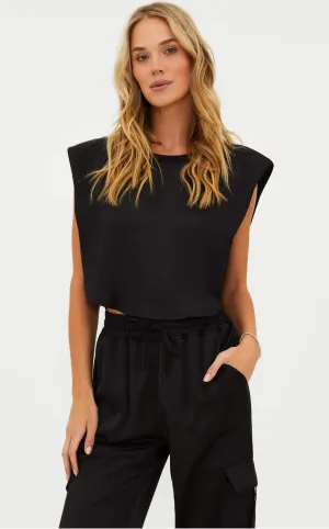 Dunes Tee in Shadow Satin