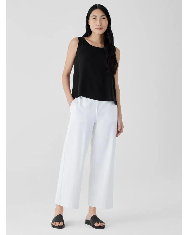 Eileen Fisher Cotton Blend Ponte Wide Leg Pant