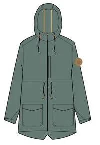 Heather Recycled Lightweight Anorak - Dark Ivy