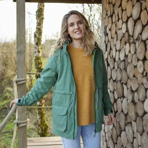 Heather Recycled Lightweight Anorak - Dark Ivy