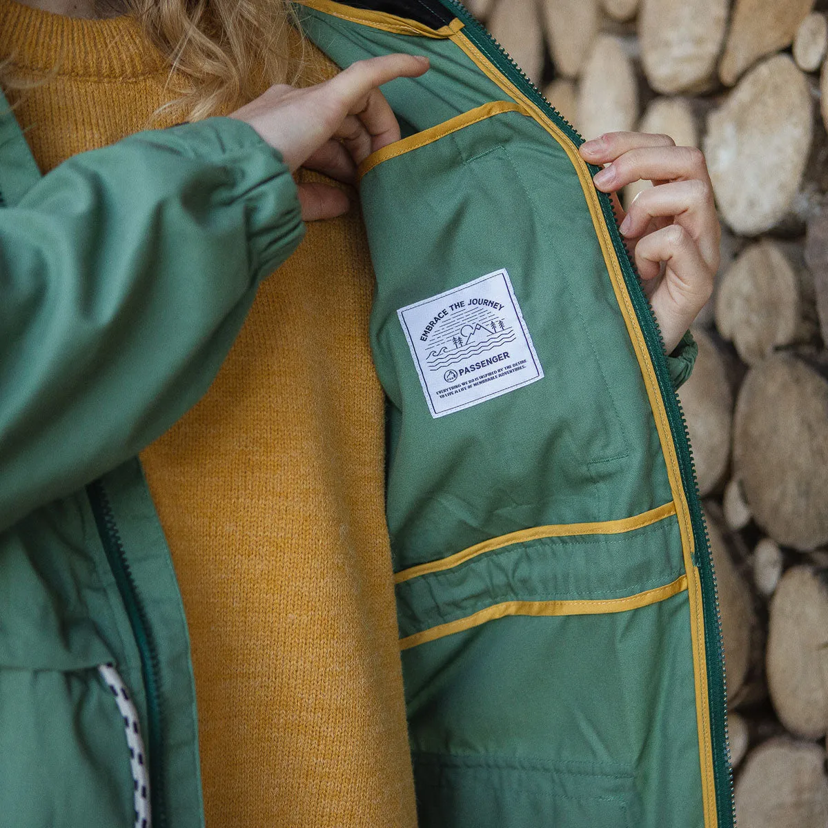 Heather Recycled Lightweight Anorak - Dark Ivy