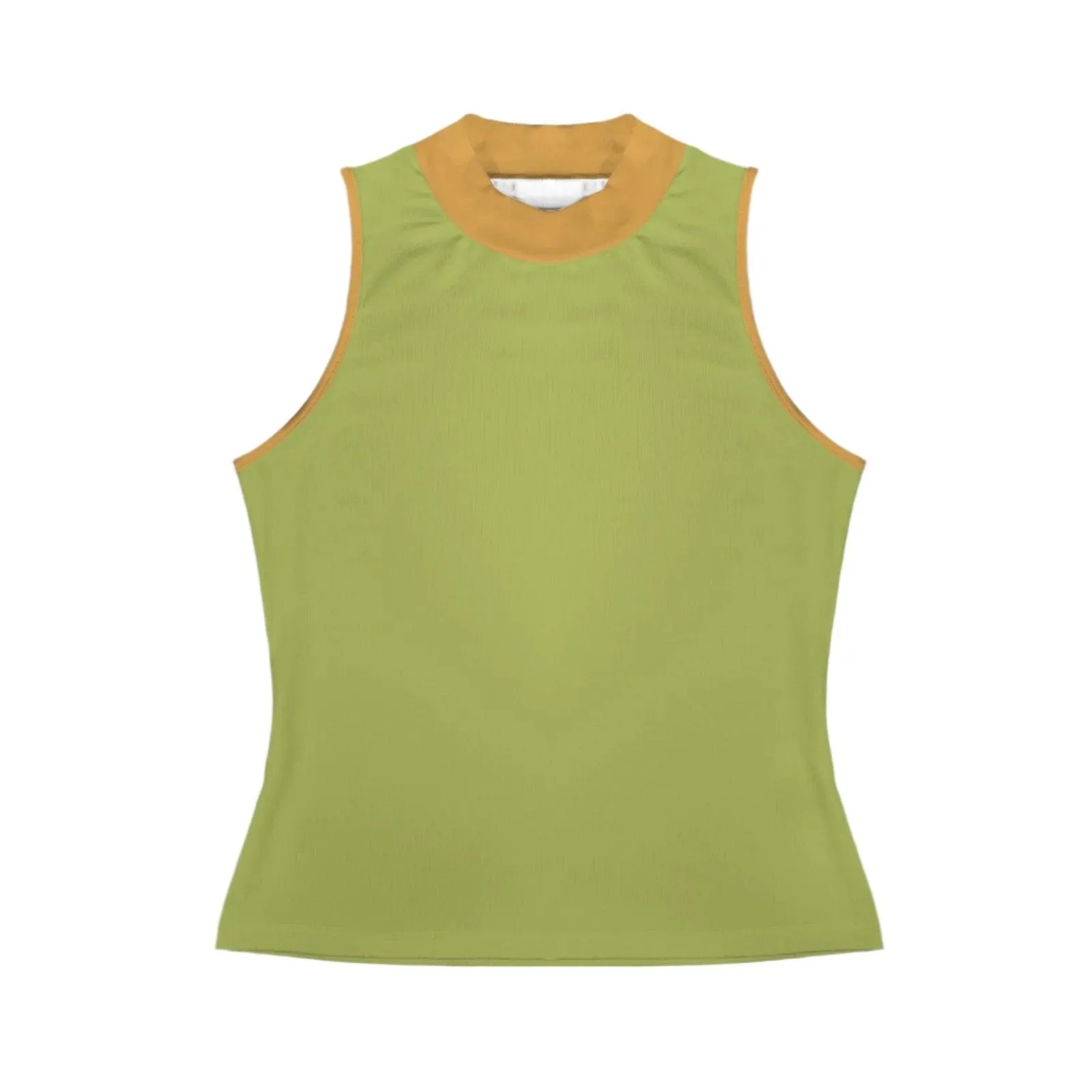Jana Green Mock Neck Tank Top