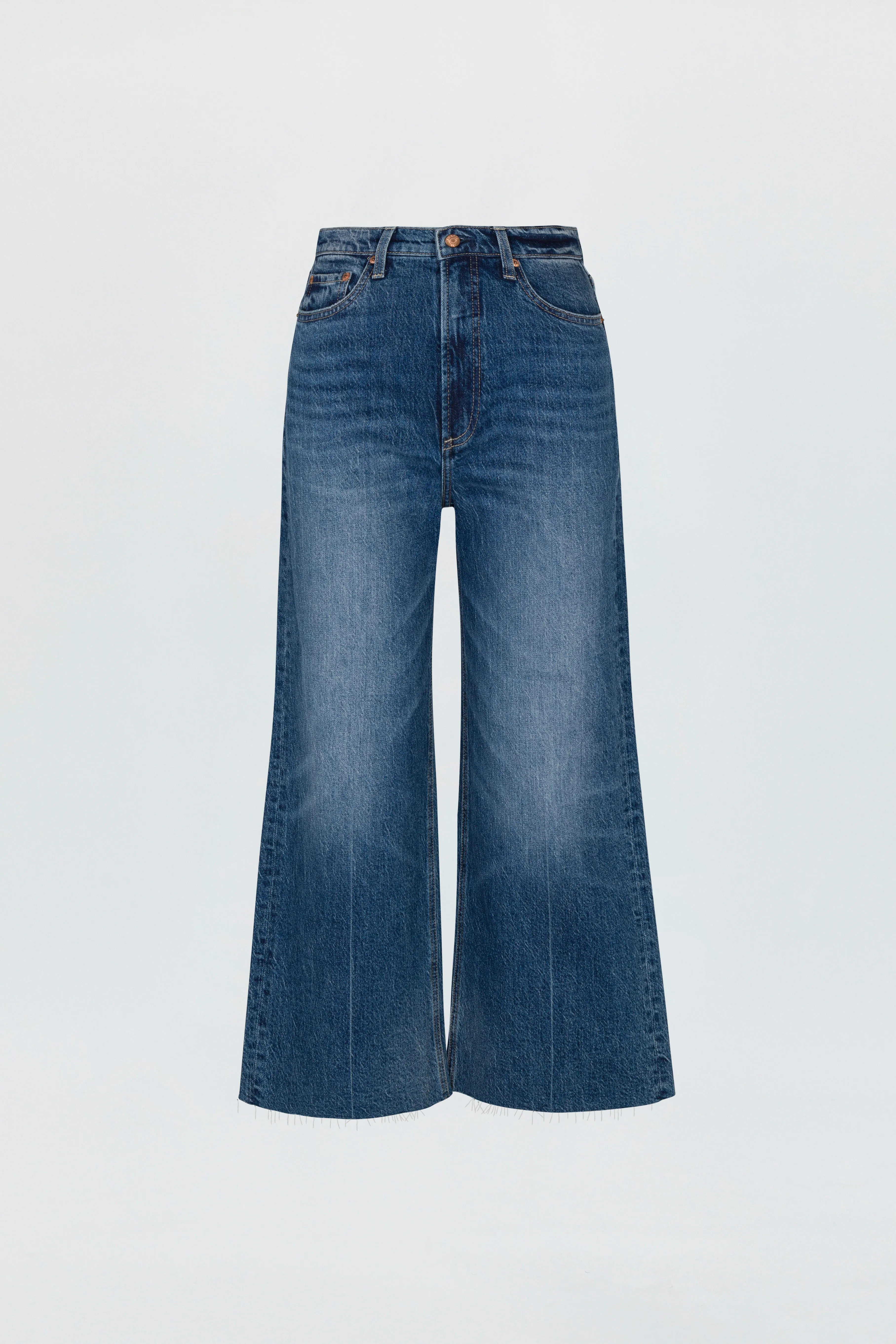 Lana High Rise Ultra Wide Jean - Palladium