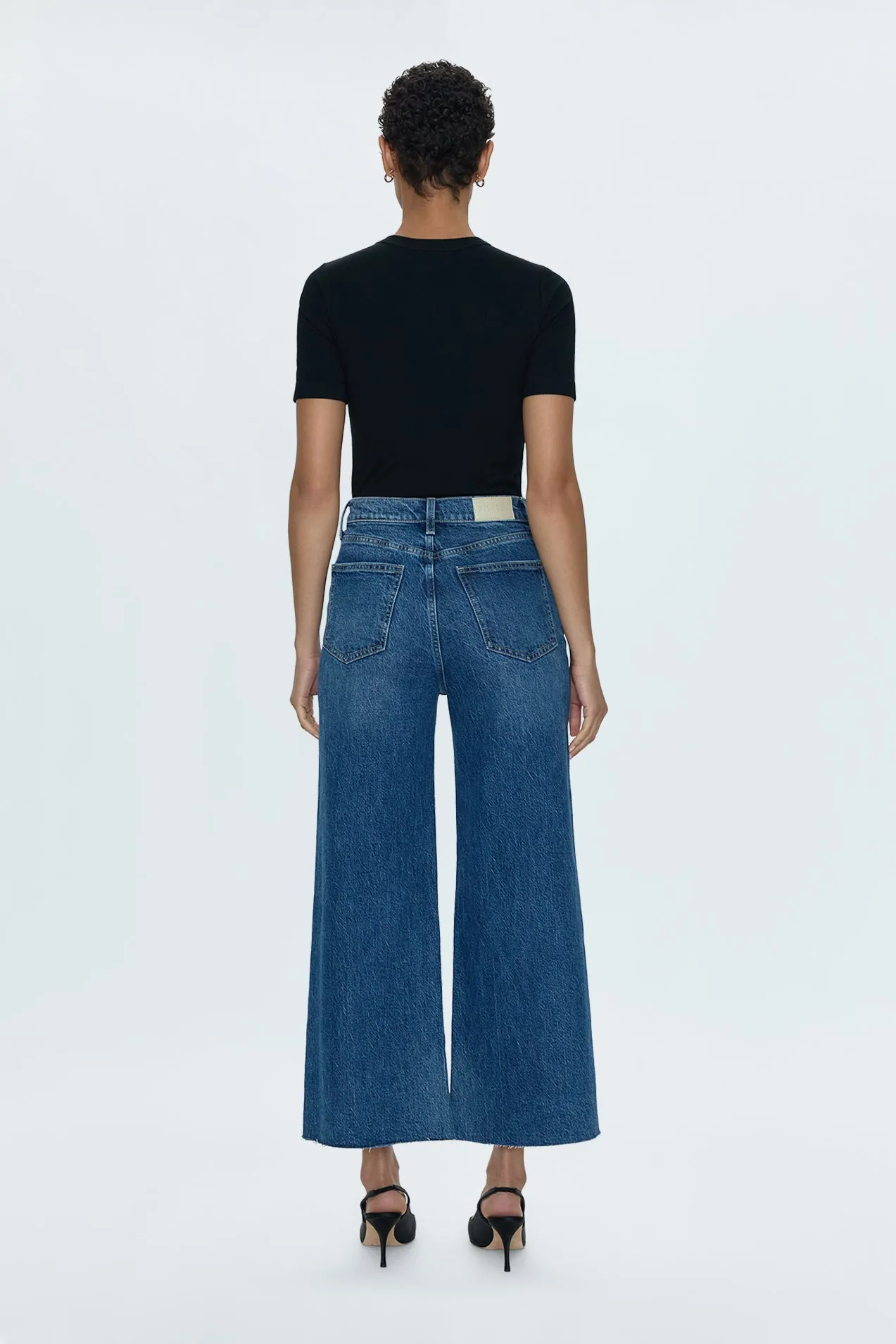 Lana High Rise Ultra Wide Jean - Palladium