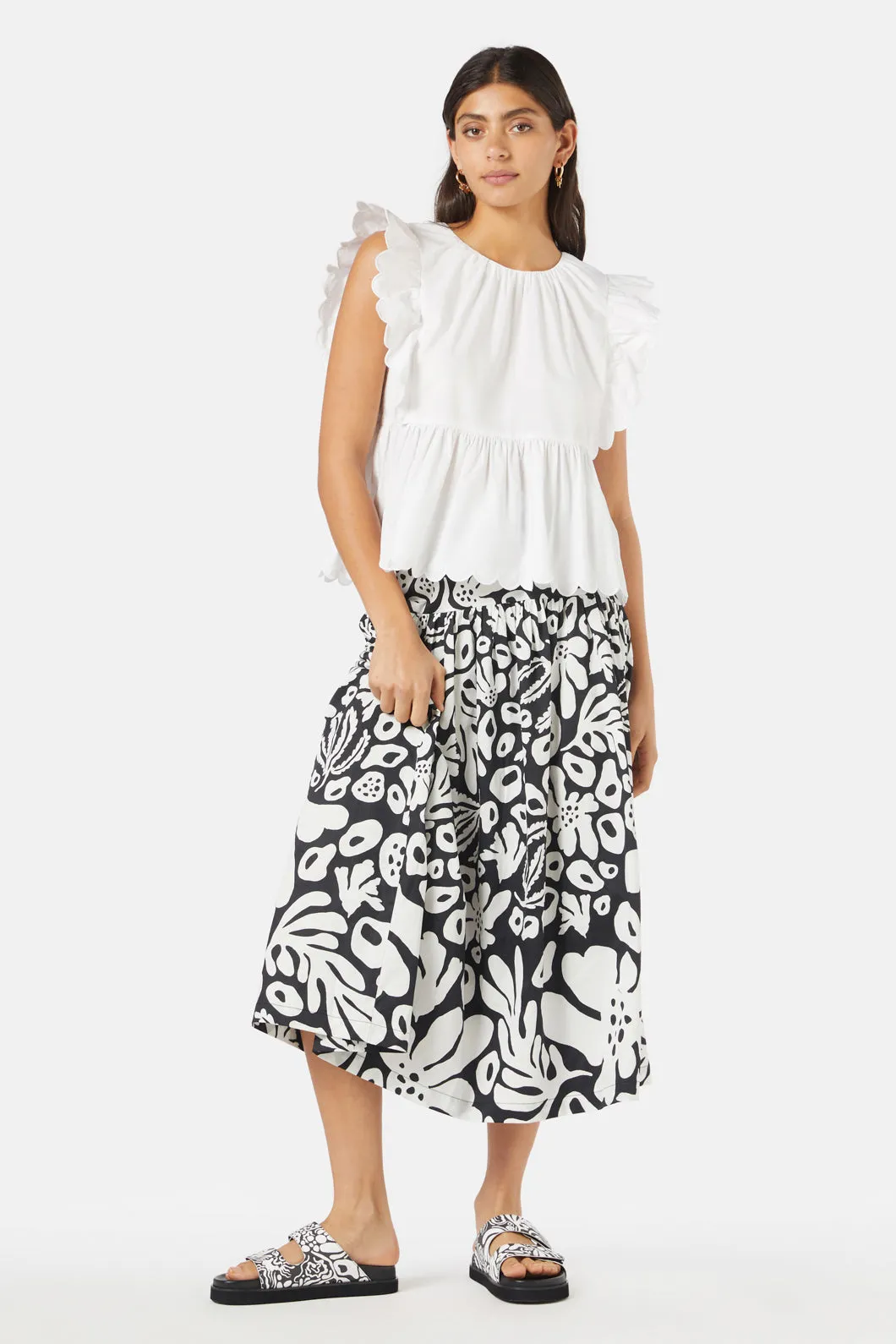 Lily Ruffle Top