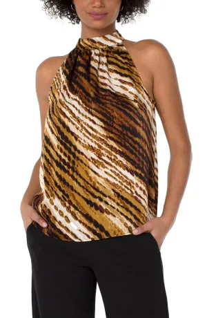 Liverpool Sleeveless Mock Neck Tank