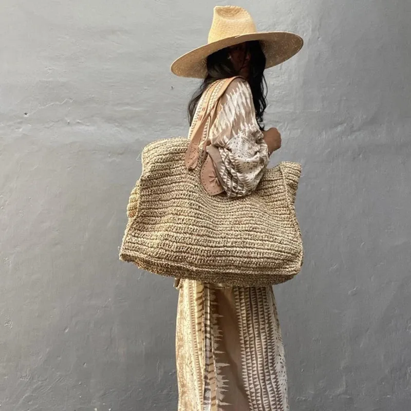 Raffia Large Straw Bag