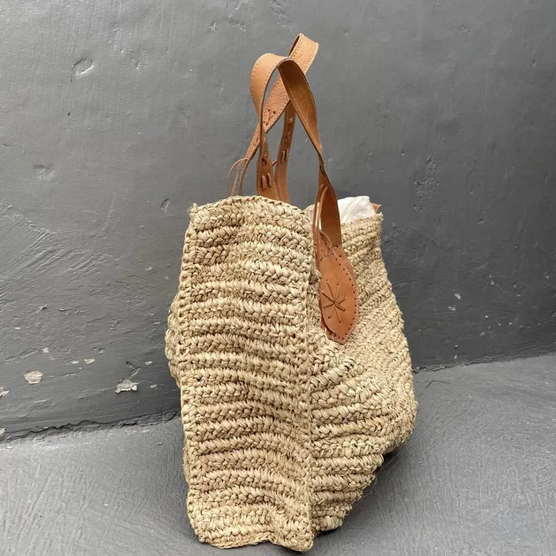 Raffia Large Straw Bag
