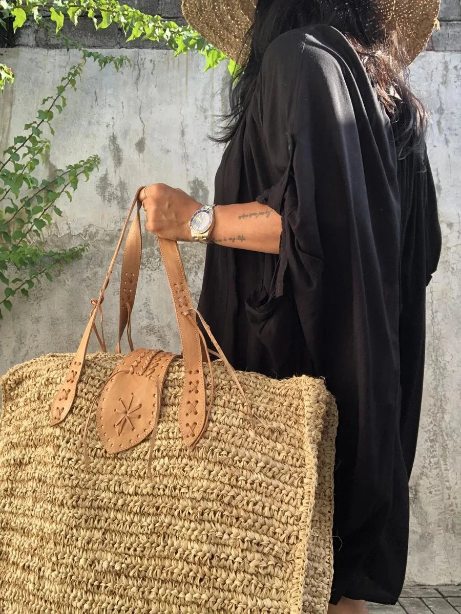 Raffia Large Straw Bag