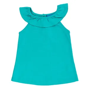 Ruffled Tee - Pool