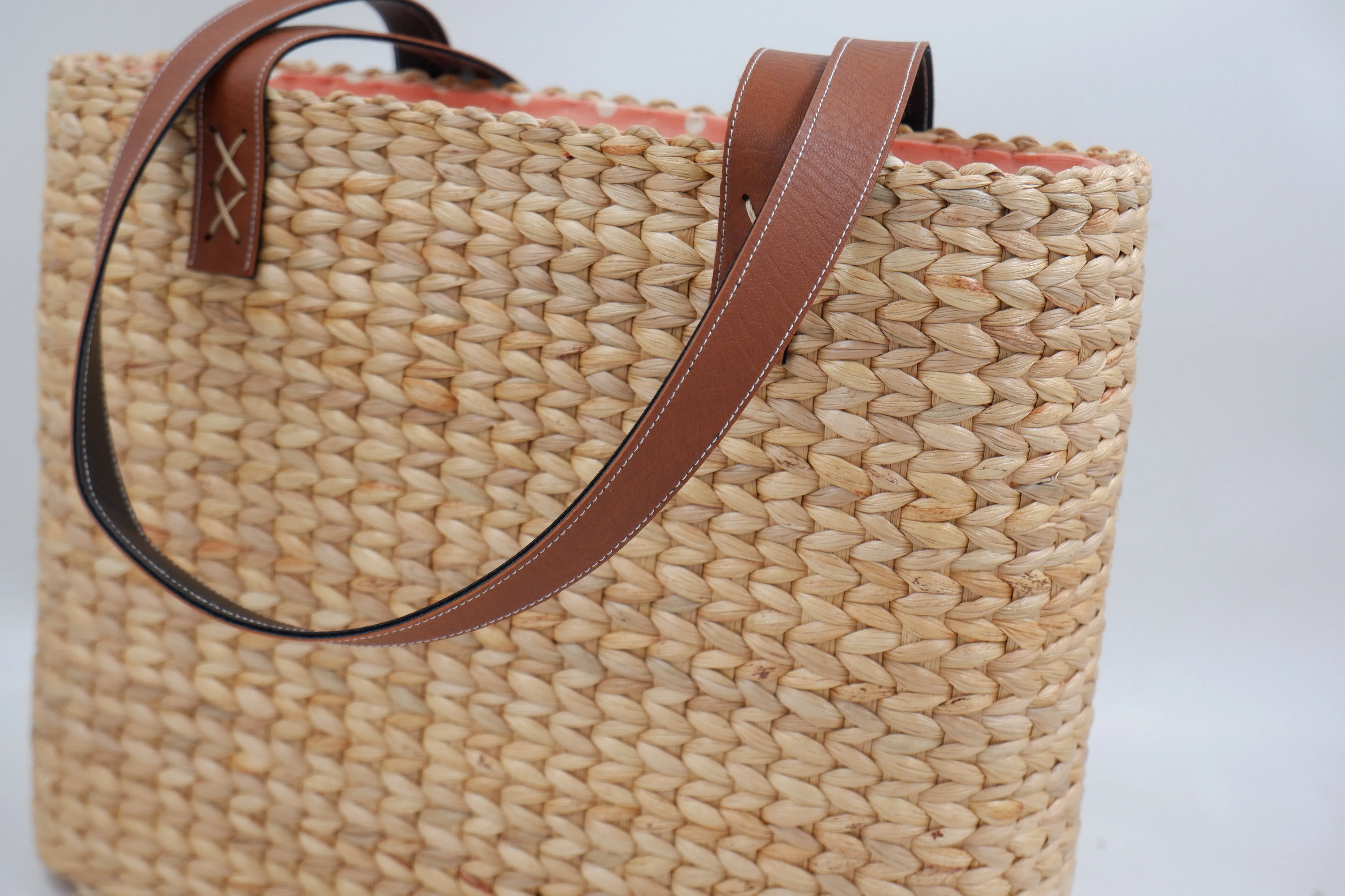straw and leather handbags seagrass bag