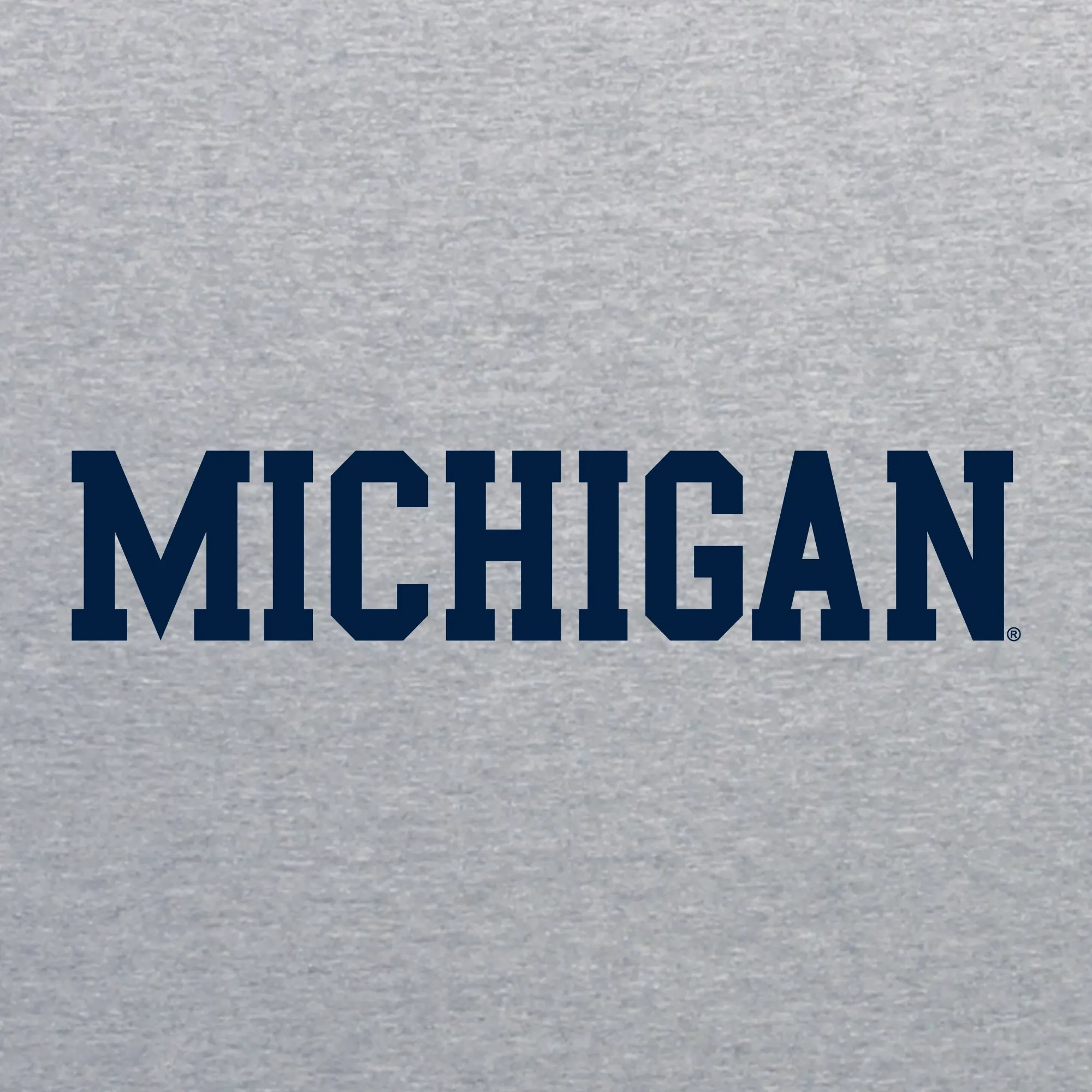 University of Michigan Wolverine's Basic Block Womens Racerback Tank - Heather Grey