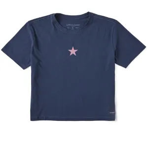 Women's Bert's Star Short Sleeve Crusher Boxy Tee