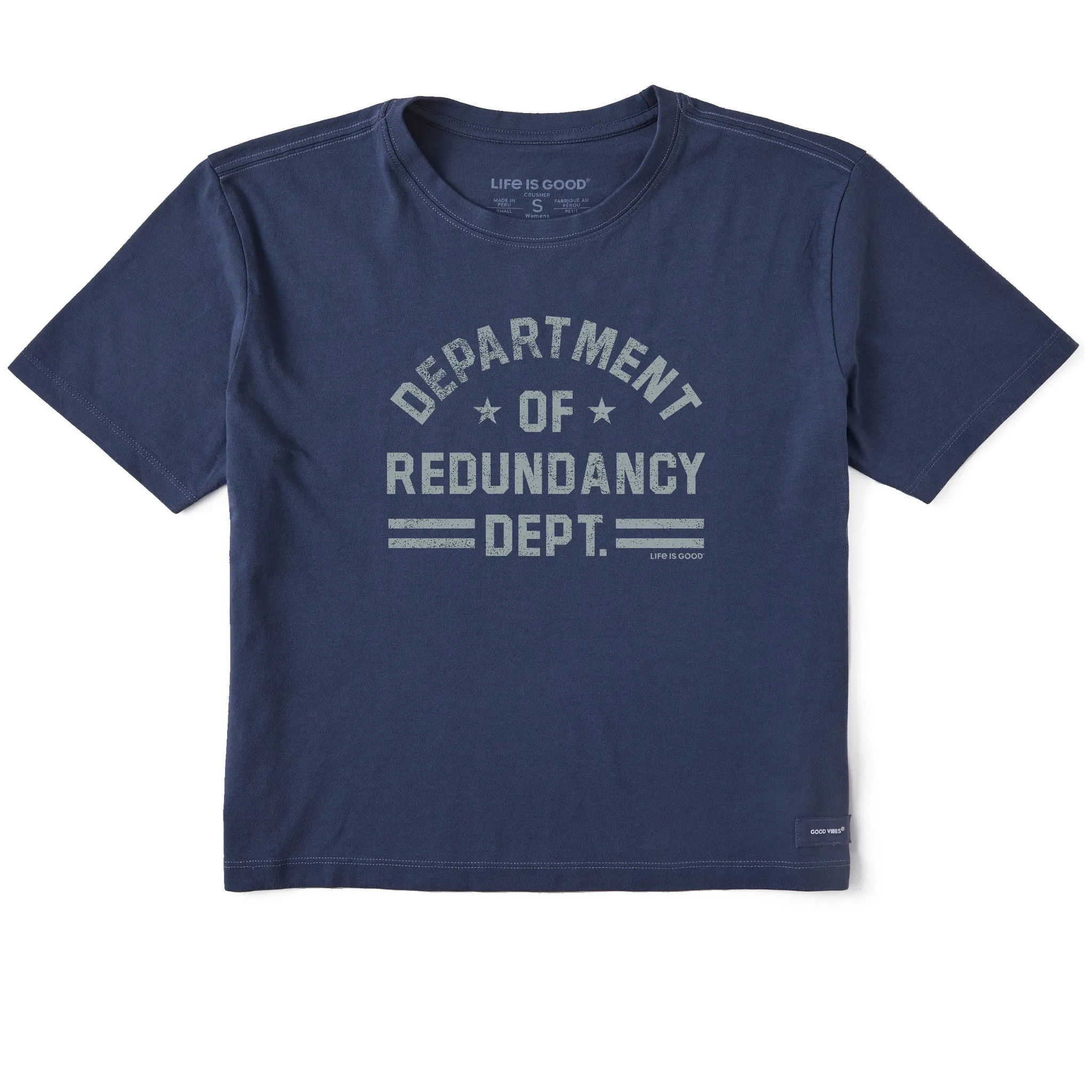 Women's Department of Redundancy Short Sleeve Crusher Boxy Tee
