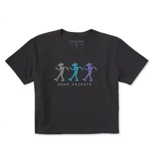 Women's Domo Arigato Robots Short Sleeve Crusher Boxy Tee