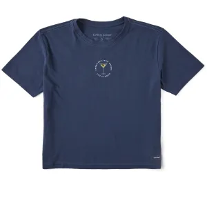 Women's Drinks Well with Others Martini Short Sleeve Crusher Boxy Tee