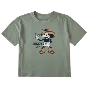 Women's Giddy Up Willie Short Sleeve Crusher Boxy Tee