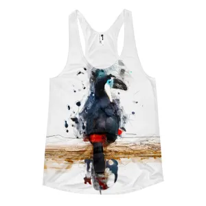 Women's Racerback Tank - Abstract Toucan